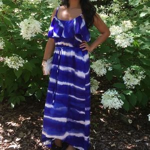 Vibrant Watercolor Maxi